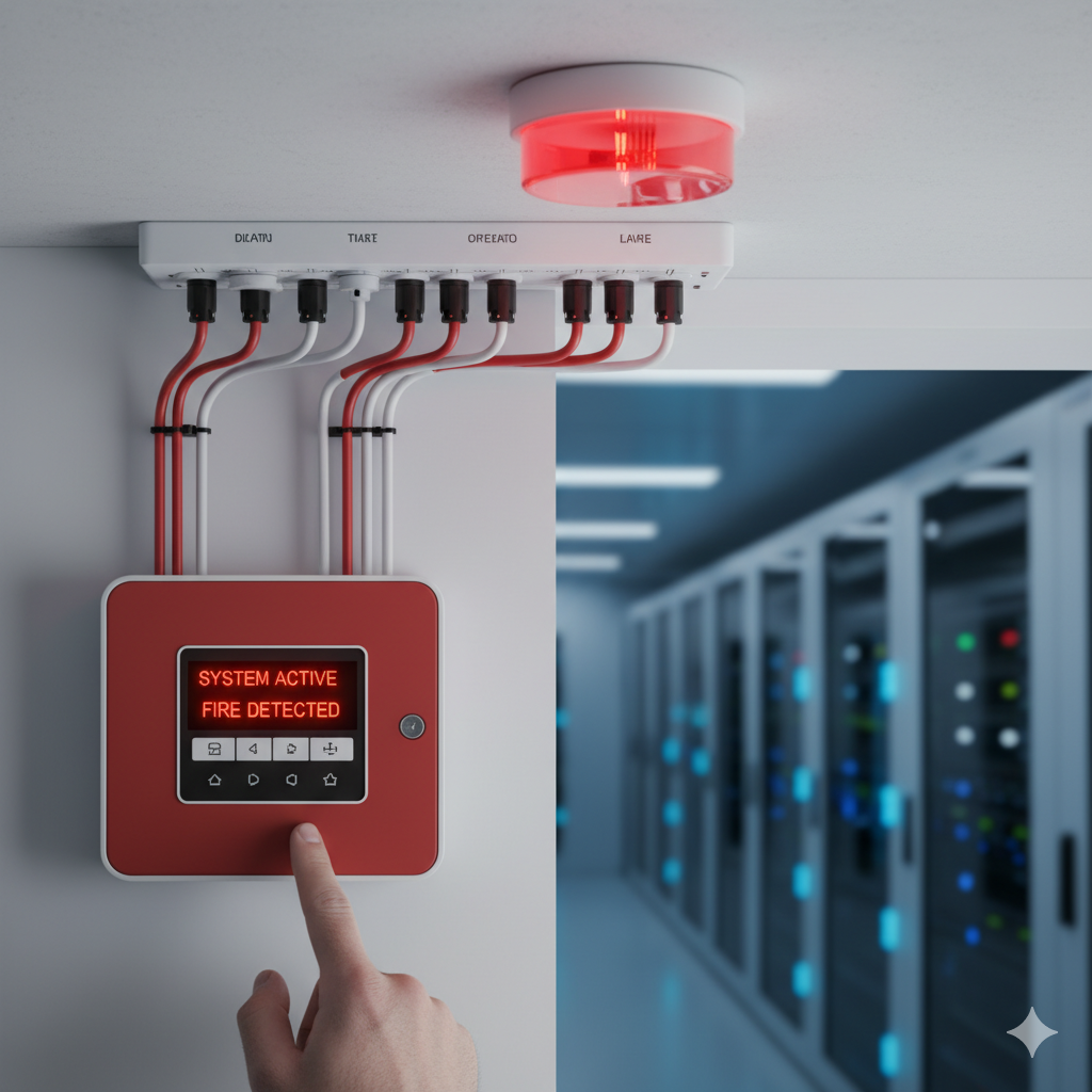 Nowoczesna centrala Systemu Sygnalizacji Pożaru